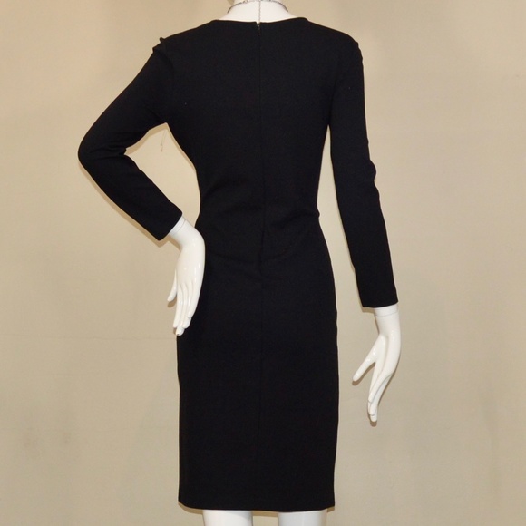 Armani Collezioni Black Sheath  Dress  Made in Italy 🇮🇹 - Picture 11 of 12